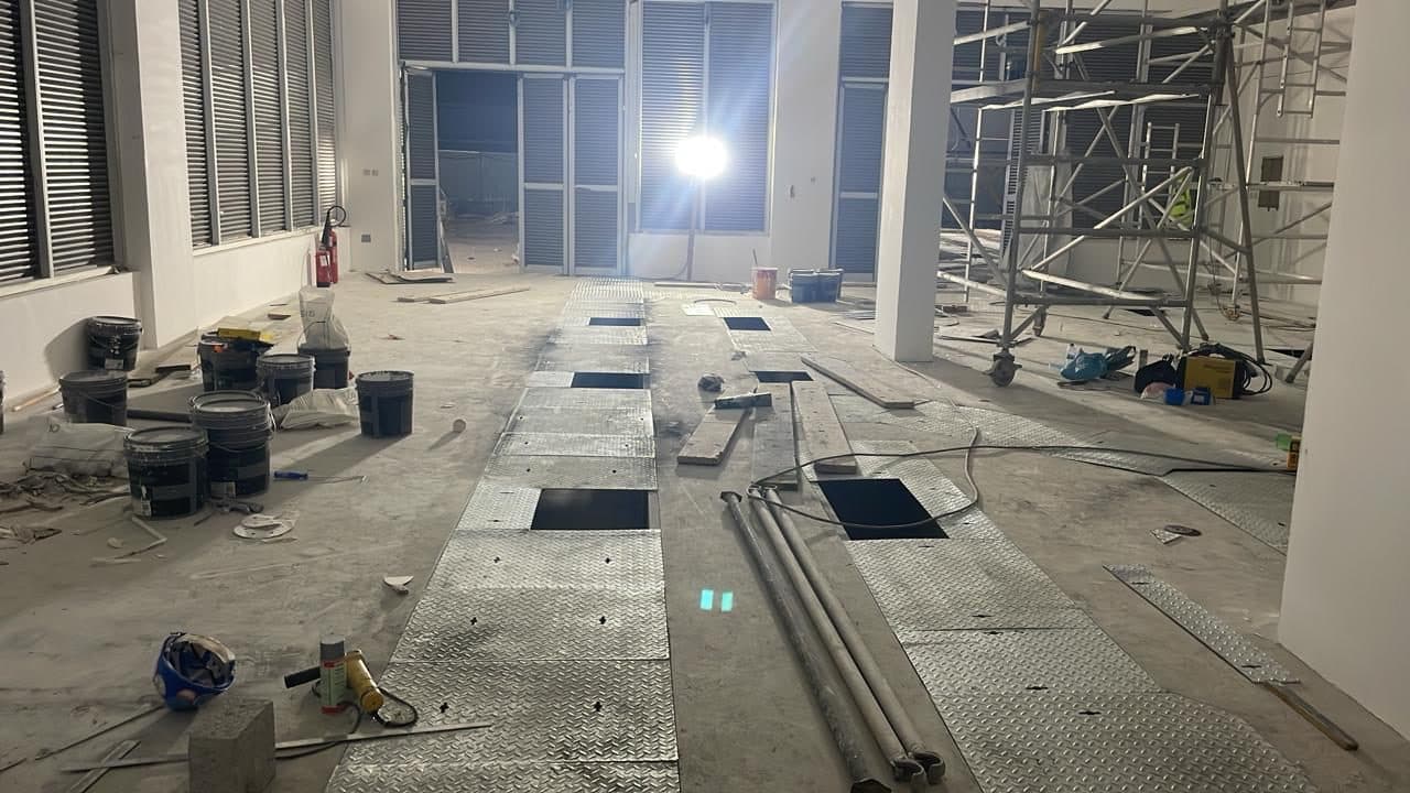 Cable trench covers installed at Sobha development